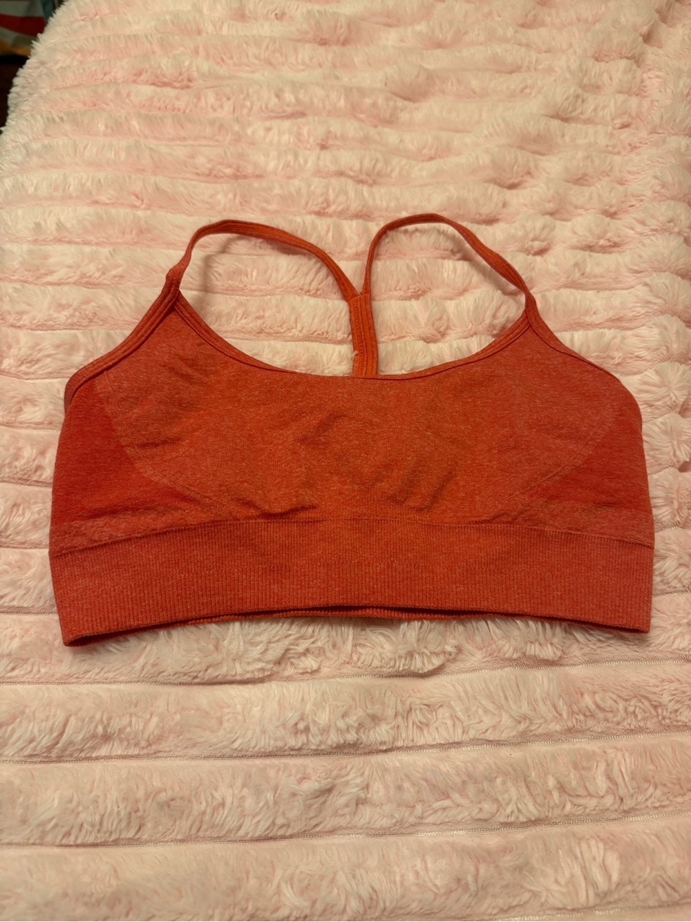 AYBL red sports bra